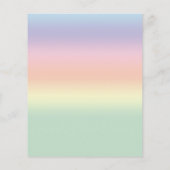 子供のサムバニーイースターバレリーナ誕生日招待状 (裏面)