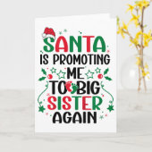 子供のサンタが私をまたお姉ちゃんに昇格させたよ カード (黄色い花)
