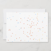 子供のサーカスをテーマにした誕生日パーティーの招待状 招待状 (裏面)