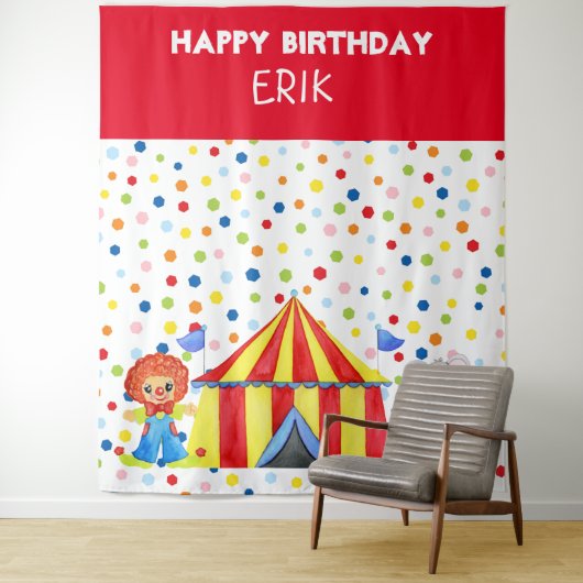 子供のサーカス写真用背景タペストリー タペストリー (インサイチュ)