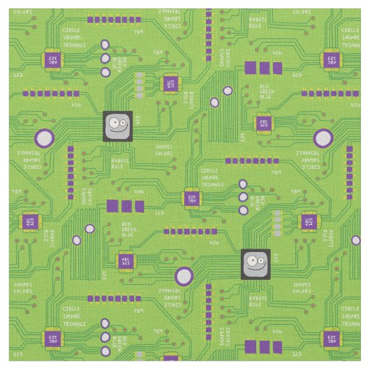 子供のサーキットボードの生地 ファブリック (クローズアップ)