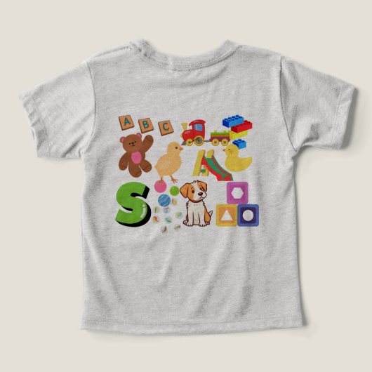 子供のシェイプとおもちゃは (デザイン裏面)