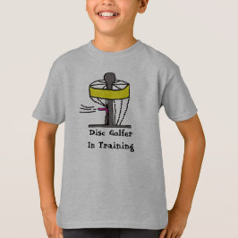 子供のシャツをトレーニングするディスクゴルファー Tシャツ