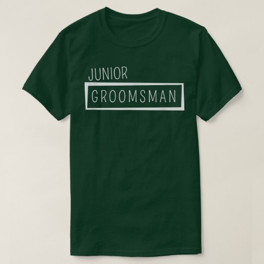 子供のジュニア groom's men ウェディングパーティー バチェラーパーティー tシャツ (デザイン正面)
