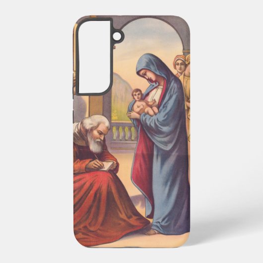 子供のジョンに名前をつける SAMSUNG GALAXYケース (裏面)