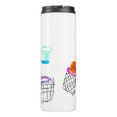 子供のスケッチ先生ギフト熱タンブラー タンブラー (裏面)