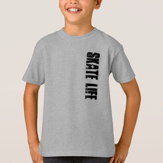 子供のスケートの生命Tシャツ Tシャツ (正面)