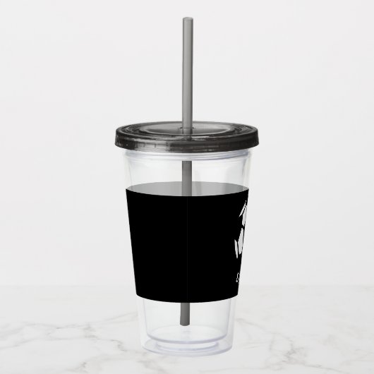 子供のスポーツのサッカーの運動パーソナライズな男の子 アクリルタンブラー (右)