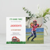 子供のスポーツパーティーにカスタマイズ可能な招待状 招待状 (スタンド正面)