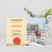 子供のスポーツパーティーにカスタマイズ可能な招待状 招待状 (スタンド正面)