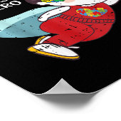 子供のスーパーヒーロー子供の自閉症の意識の贈り物ボー ポスター (角)