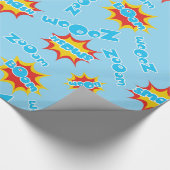 子供のスーパーヒーロー ラッピングペーパー (角)