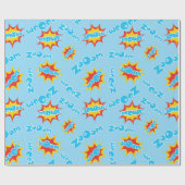 子供のスーパーヒーロー ラッピングペーパー (フラット)