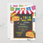 子供のタコ・トゥースデー 誕生日招待状 招待状 (正面)