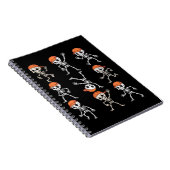 子供のダンシングスケルトンハロウィン ノートブック (右側)