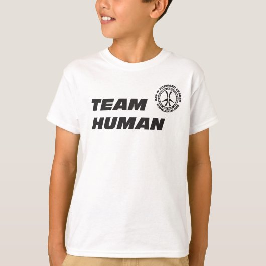 子供のチーム人間のTシャツ Tシャツ (正面)