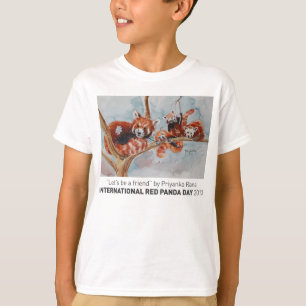 "子供のティーは友人"のであろう Tシャツ