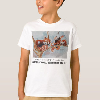 "子供のティーは友人"のであろう Tシャツ