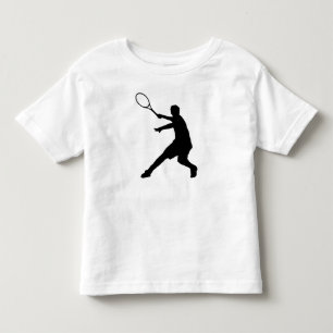 子供のテニスの服   幼児のトップ トドラーTシャツ