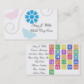 子供のデイケア 名刺 (正面/裏面)