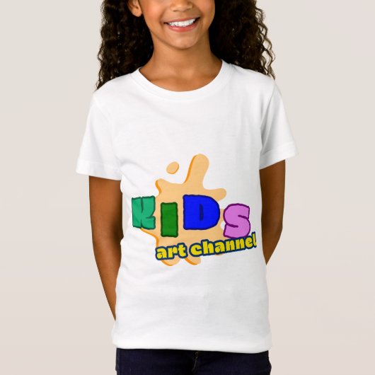 子供のデザインの半袖Tシャツ Tシャツ (正面)