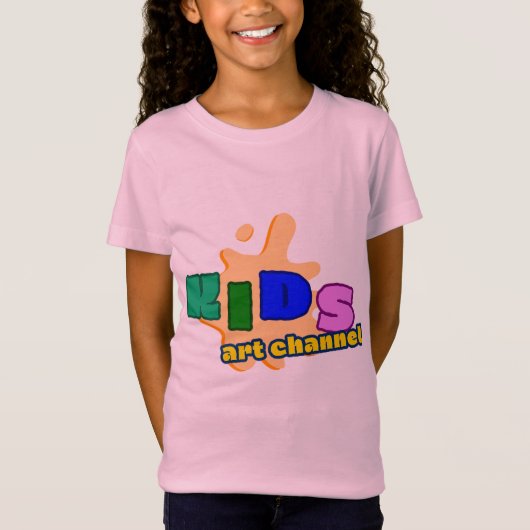 子供のデザインの半袖Tシャツ Tシャツ (正面)
