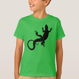 子供のトカゲのTシャツのオーガニックな子供のトカゲのワイシャツ Tシャツ