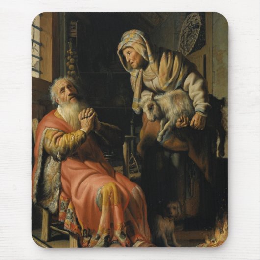 子供のトビットとアナ マウスパッド (正面)