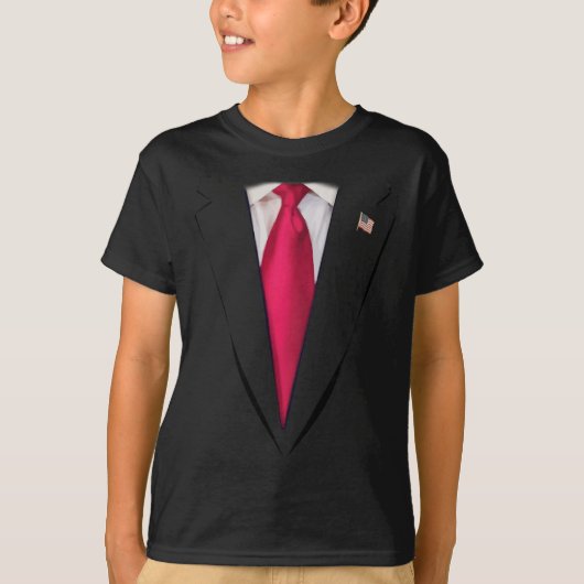 子供のトランプ ハロウィン衣装 Tシャツ (正面)