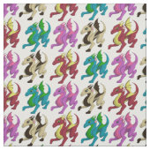 子供のドラゴンの生地 ファブリック (見本)