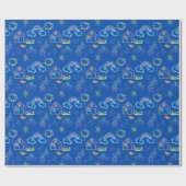 子供のドードルキッカラフルズスケッチギフトラップ ラッピングペーパー (フラット)