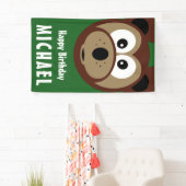 子供のハッピーバースデーくま 横断幕 (インサイチュ)