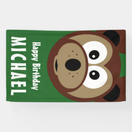 子供のハッピーバースデーくま 横断幕