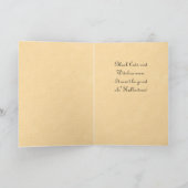 子供のハロウィンかわいいカード カード (内部)