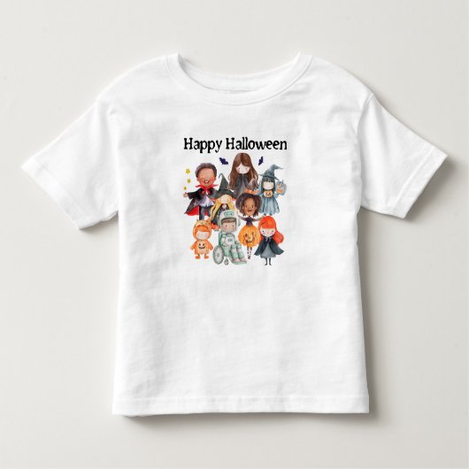 子供のハロウィンパーティー トドラーTシャツ (正面)