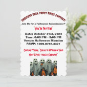 子供のハロウィン仮装パーティー 招待状 (スタンド正面)