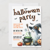 子供のハロウィン衣装パーティー 招待状 (正面)