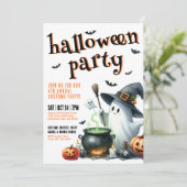 子供のハロウィン衣装パーティー 招待状 (スタンド正面)