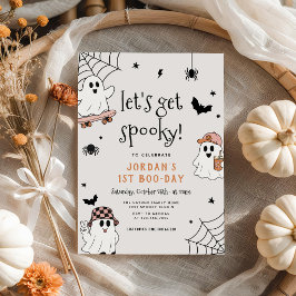子供のハロウィン誕生日パーティーに備えてお化けに変身しよう 招待状