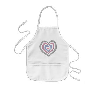 子供のハートのTシャツおよび子供のハートのギフト 子供用エプロン