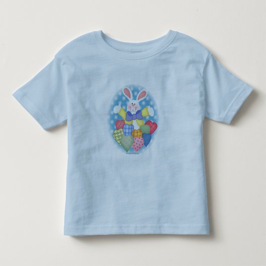 子供のバニーのTシャツ トドラーTシャツ (正面)