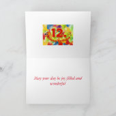 子供のバースデー・カード カード (内部)