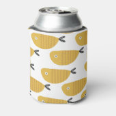 子供のパターンおもしろい、魚。 缶クーラー (缶裏面)