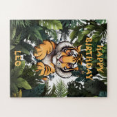 子供のパーソナライズされた誕生日 ジグソーパズル (横)