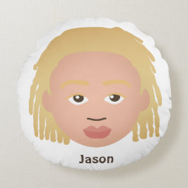 子供のパーソナライズされた#NaturalHair ラウンドクッション