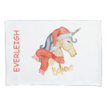 子供のパーソナライズなクリスマスの枕カバー