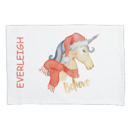 子供のパーソナライズなクリスマスの枕カバー 枕カバー