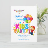 子供のパーティー 招待状 (スタンド正面)