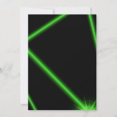 子供のビデオゲームトラック誕生日 招待状 (裏面)