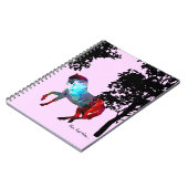 子供のピンクの馬 ノートブック (左側)